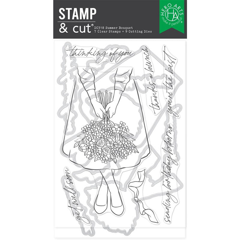Hero Arts Stamps & Dies Summer Bouquet