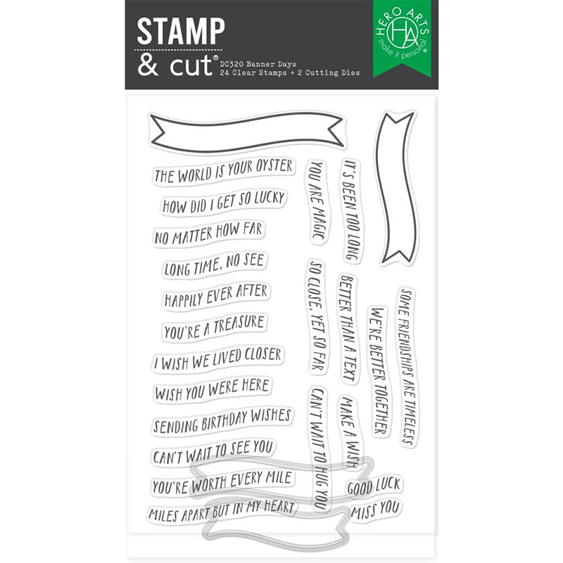 Hero Arts Stamps & Dies Banner Days