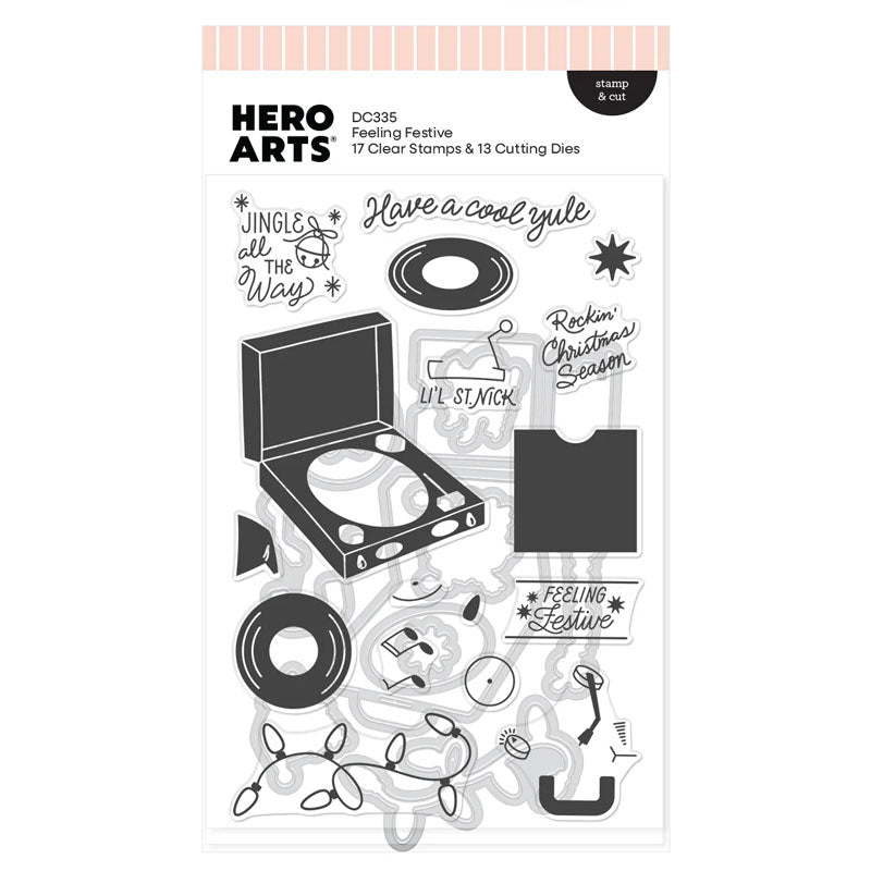 Hero Arts Stamps & Dies Feeling Festive