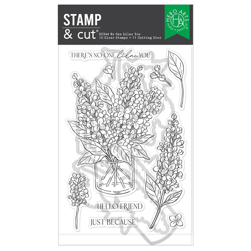 Hero Arts Stamps & Dies No One Lilac You