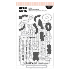 Hero Arts Stamps & Dies Let's Stick Together