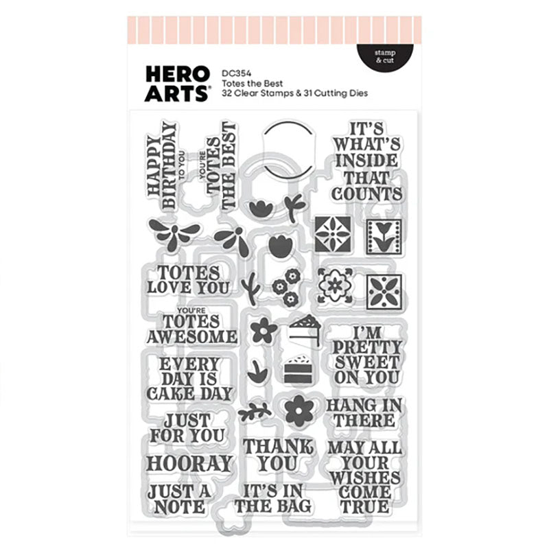 Hero Arts Stamps & Dies Totes The Best