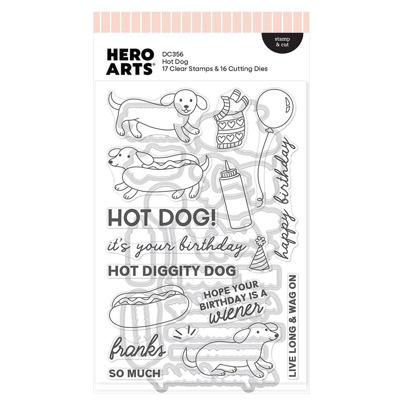 Hero Arts Stamps & Dies Hot Dog