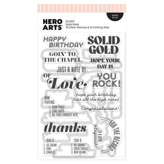 Hero Arts Stamps & Dies Solid Gold