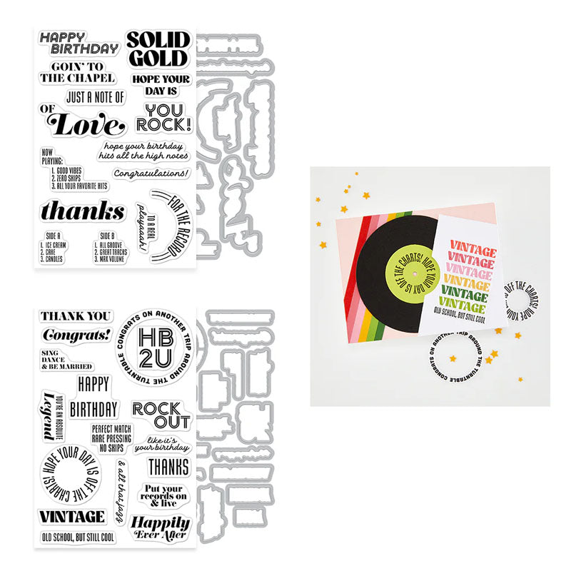 Hero Arts 4pc Vintage Vinyl Bundle