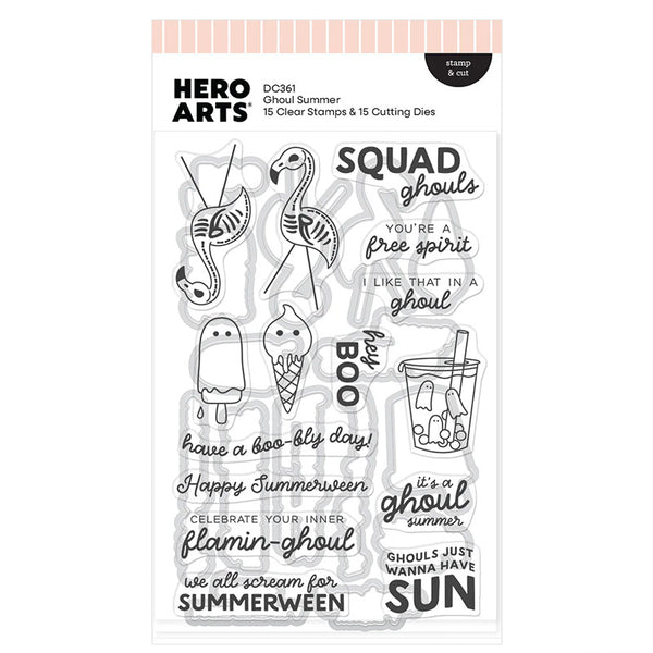 Hero Arts Stamps & Dies Ghoul Summer