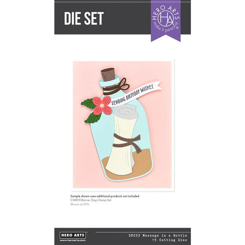 Hero Arts Dies Message In A Bottle