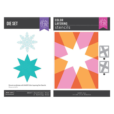 Hero Arts 2pc Very Merry Star