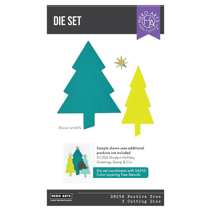 Hero Arts Dies Festive Tree