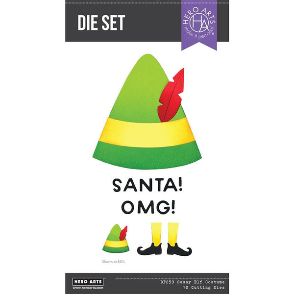 Hero Arts Dies Sassy Elf Costume