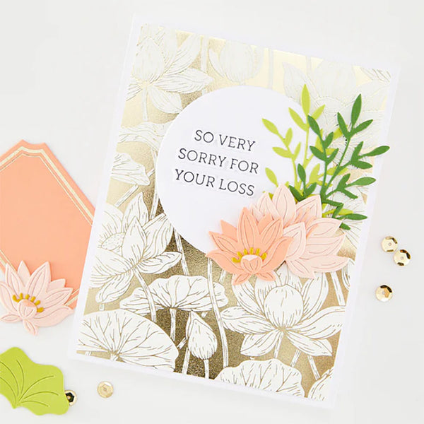 Hero Arts Dies Lotus Flower