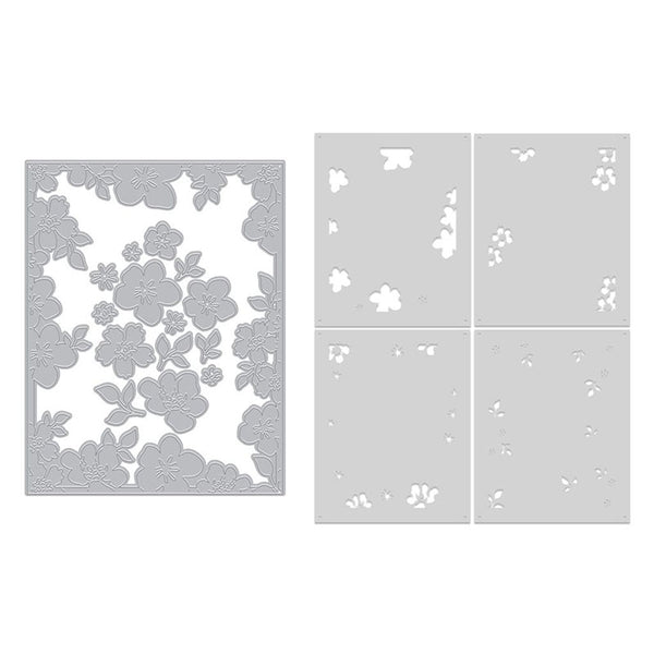 Hero Arts Dies & Stencil Floral Frame