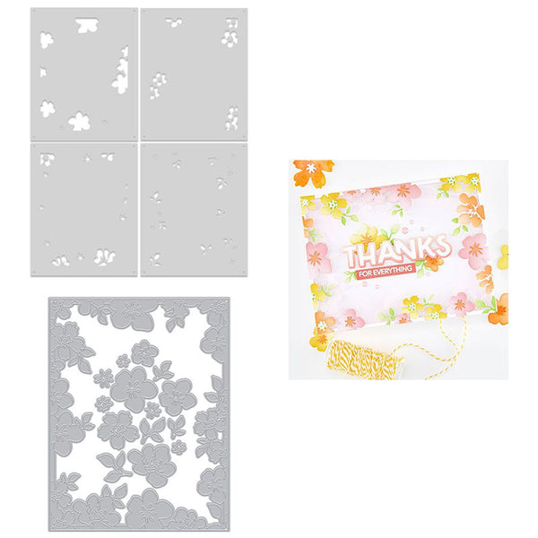 Hero Arts Dies & Stencil Floral Frame