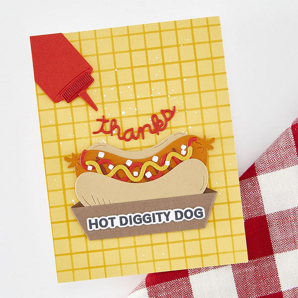 Hero Arts Dies Hot Diggity Dog