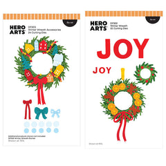 Hero Arts 2pc Dies Winter Wreath