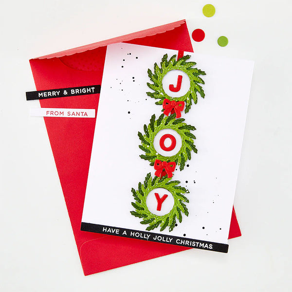 Hero Arts 2pc Dies Winter Wreath