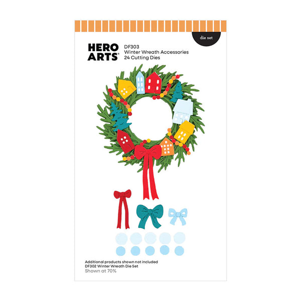 Hero Arts Dies Winter Wreath Accessories