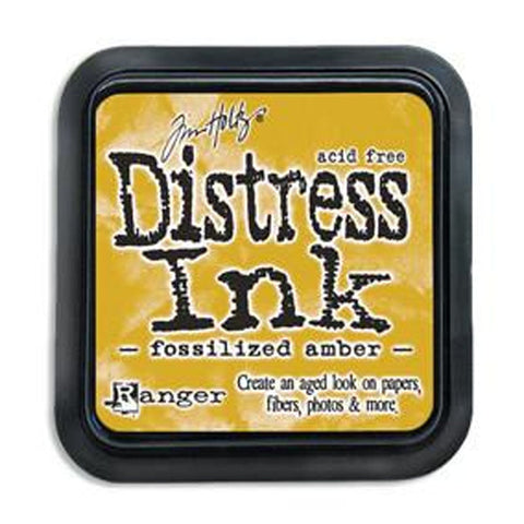 Tim Holtz Distress Ink Pad Fossilized Amber