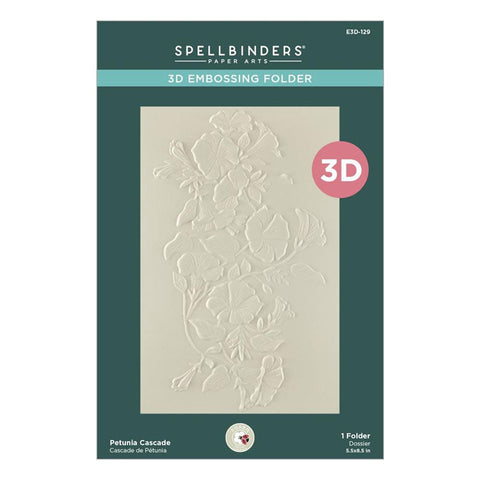 Spellbinders Embossing Folder Petunia Cascade