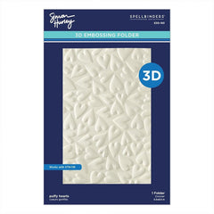 Spellbinders Embossing Folder Puffy Hearts