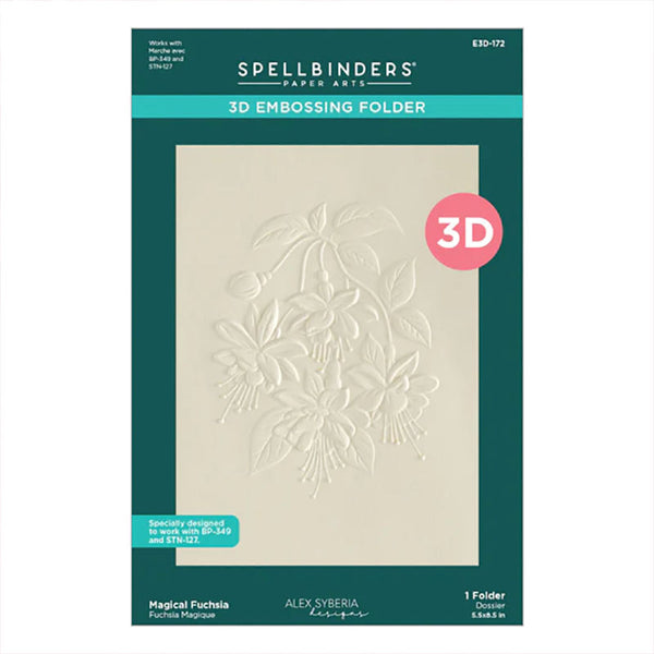 Spellbinders Embossing Folder Magical Fuchsia