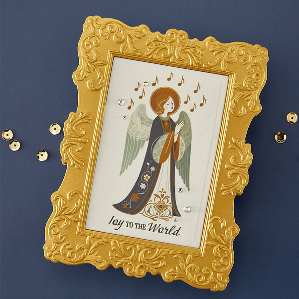 Spellbinders Embossing Folder Greenwich Marker Frame
