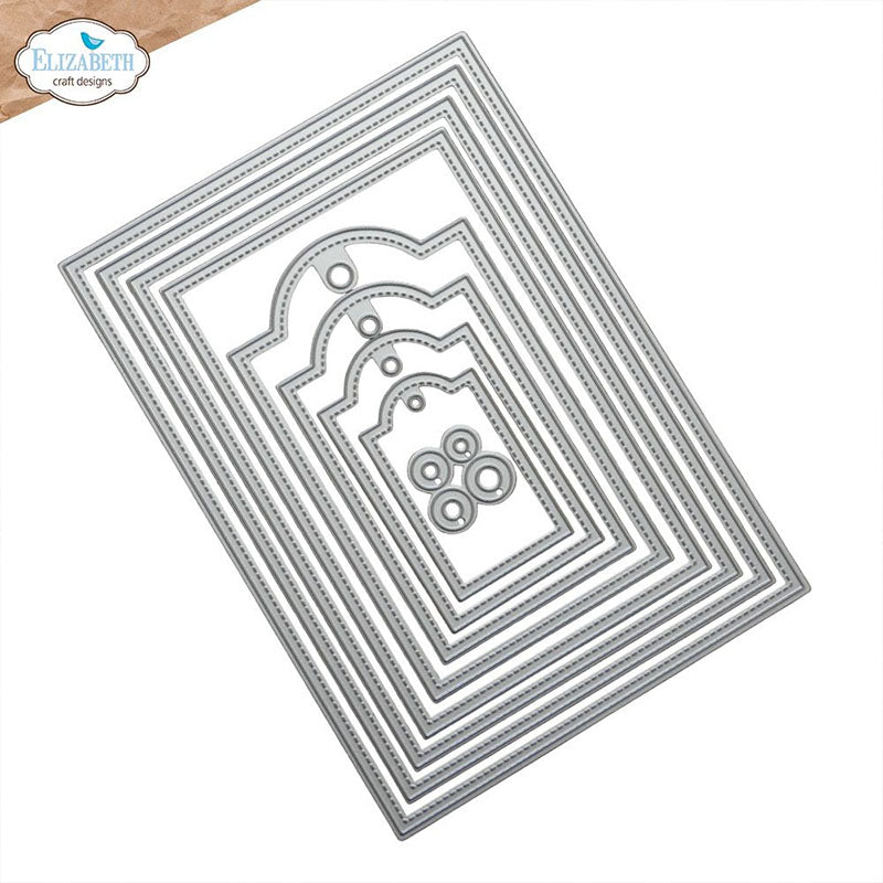 Elizabeth Craft Dies Stitched Rectangles & Labels