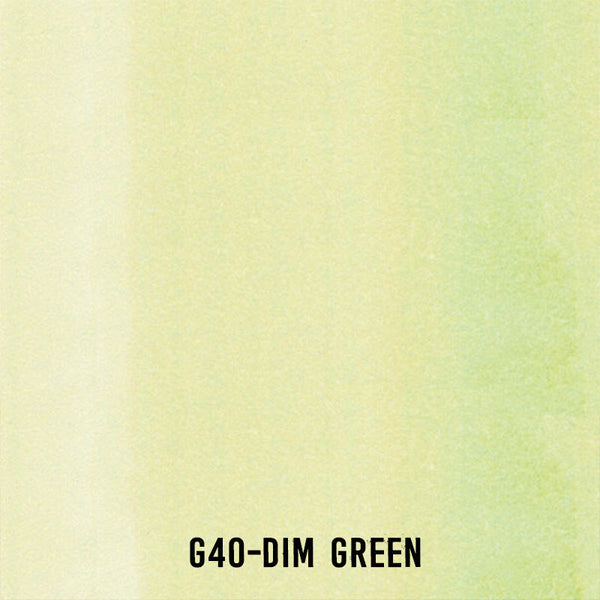 COPIC Sketch Marker G40 Dim Green