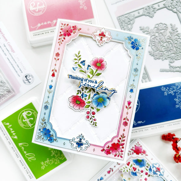 Pinkfresh Studio 4pc Heirloom Cottage