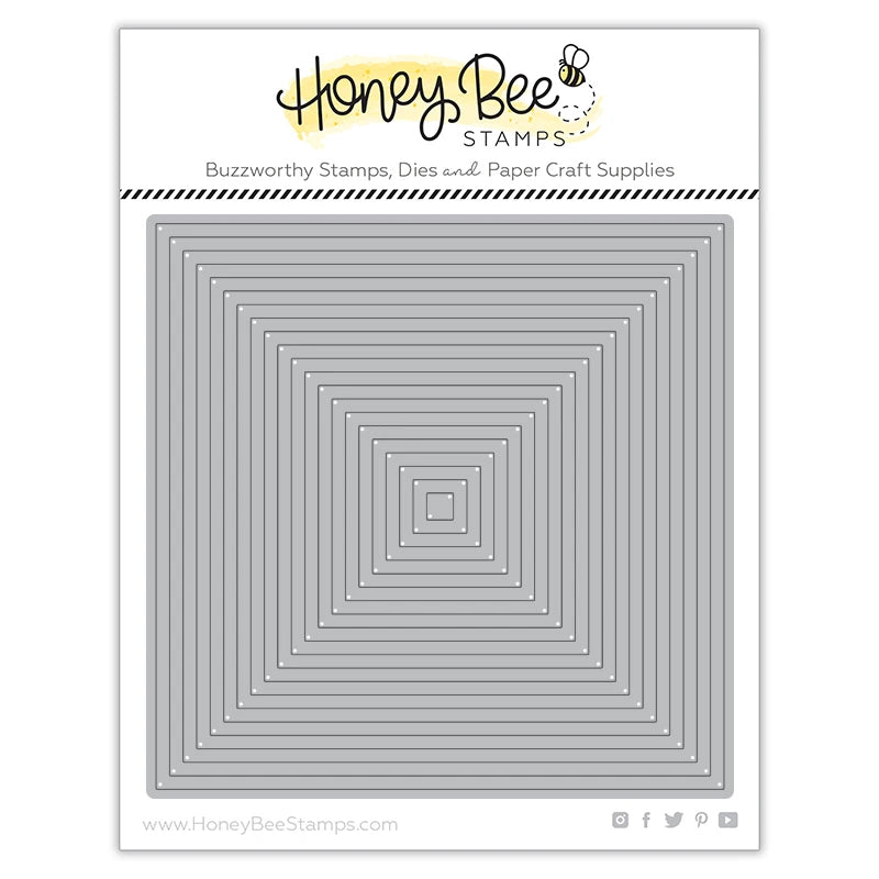 Honey Bee Dies STAX Square Thin Frames