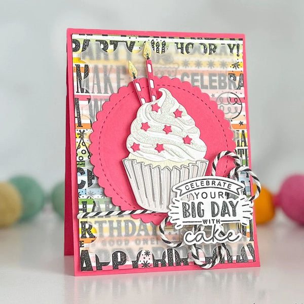 Honey Bee Clear Stamps Big Bold Birthday