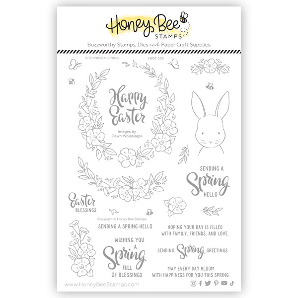 Honey Bee Clear Stamps Storybook Spring