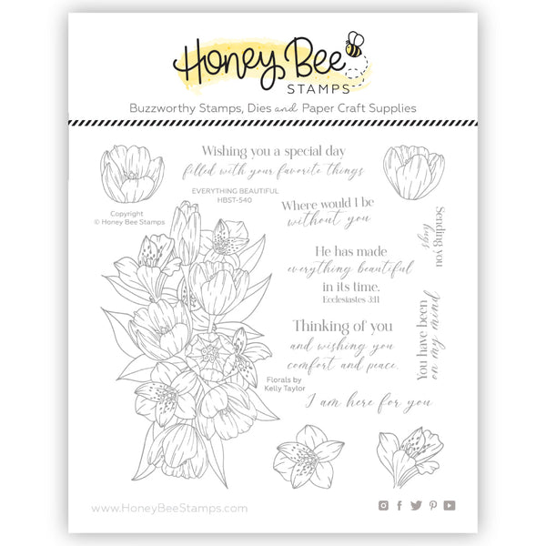 Honey Bee Clear Stamps Everything Beautiful