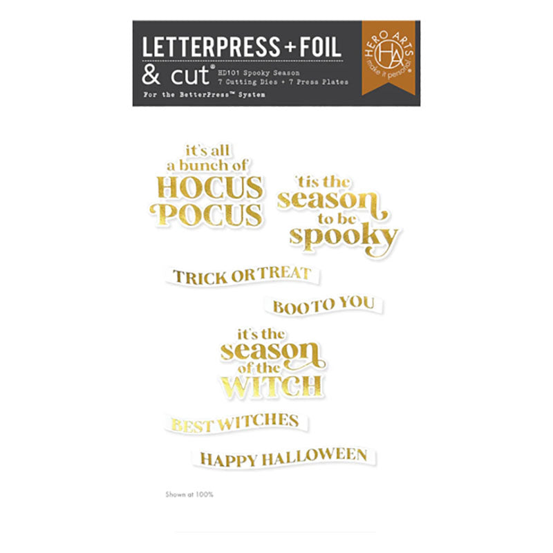Hero Arts Press Plates Spooky Season