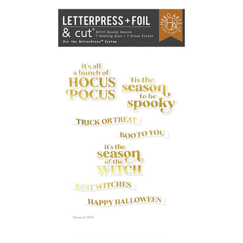 Hero Arts Press Plates Spooky Season