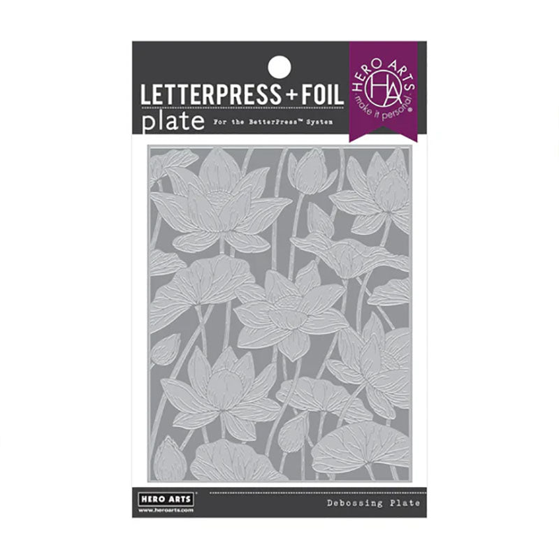 Hero Arts Press Plates Lotus Field