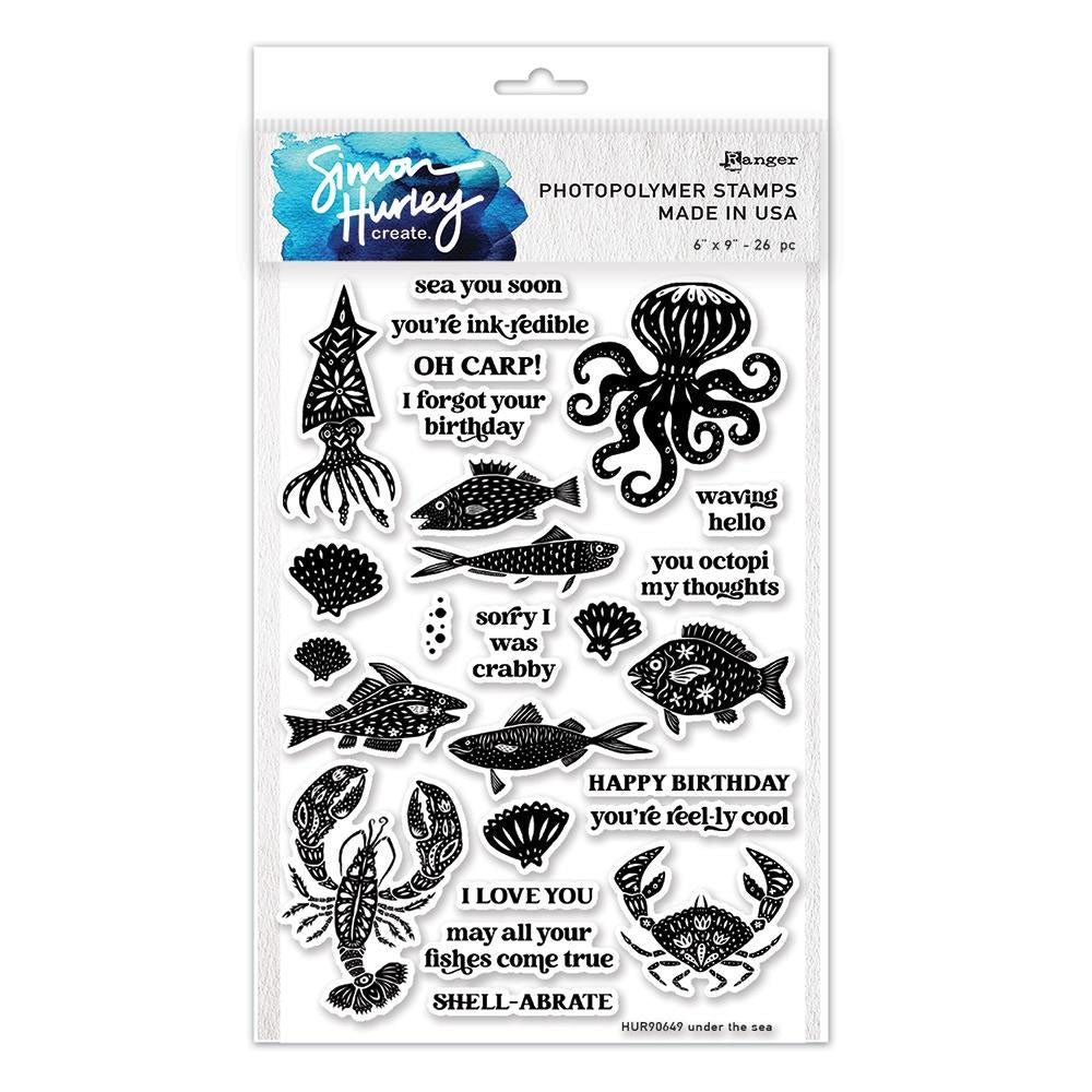 Simon Hurley Clear Stamps Under The Sea