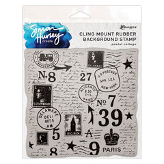 Simon Hurley Cling Stamp Postal Collage