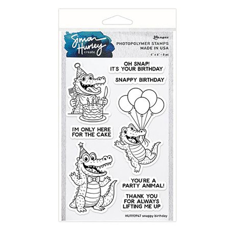 Simon Hurley Clear Stamps Snappy Birthday