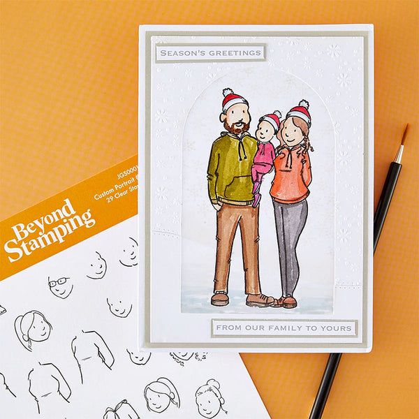 Spellbinders Clear Stamps Custom Portrait #1