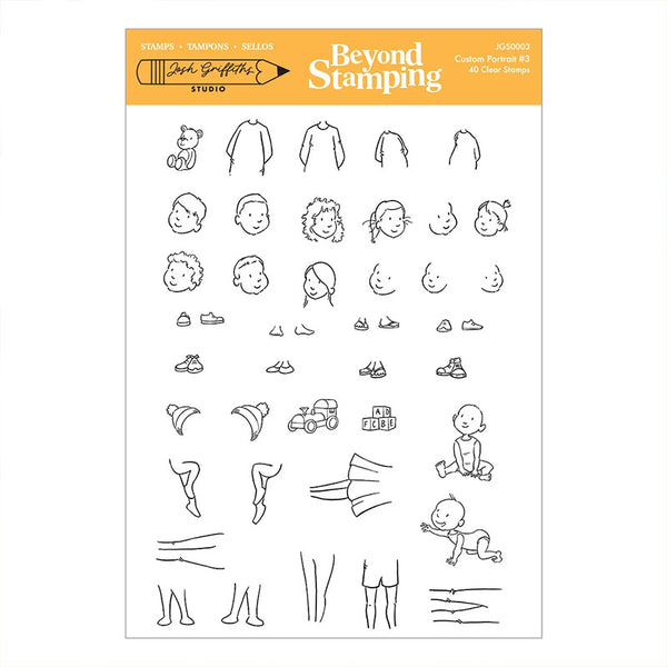 Spellbinders Clear Stamps Custom Portrait #3