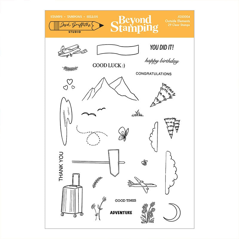 Spellbinders Clear Stamps Outside Elements