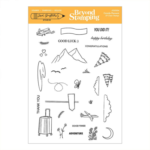 Spellbinders Clear Stamps Outside Elements