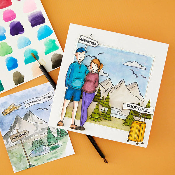 Spellbinders Clear Stamps Outside Elements