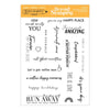 Spellbinders Clear Stamps Evergreen Sentiments