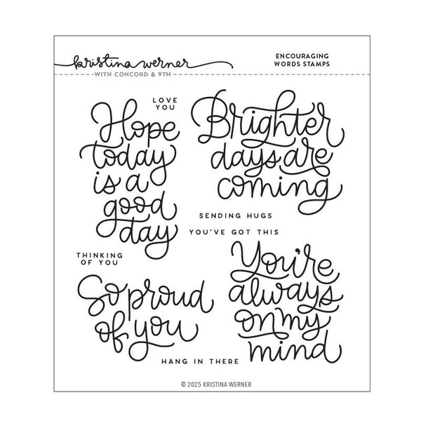 Concord & 9th Clear Stamps Encouraging Words