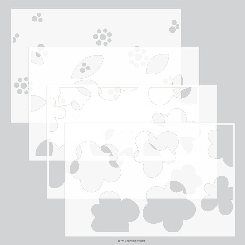 Concord & 9th Stencil Simple Flowers