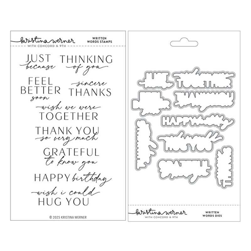 Concord & 9th 2pc Written Words