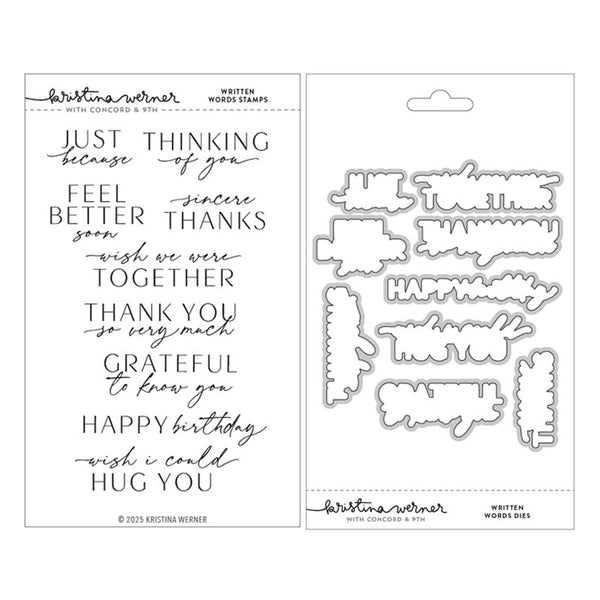 Concord & 9th 2pc Written Words