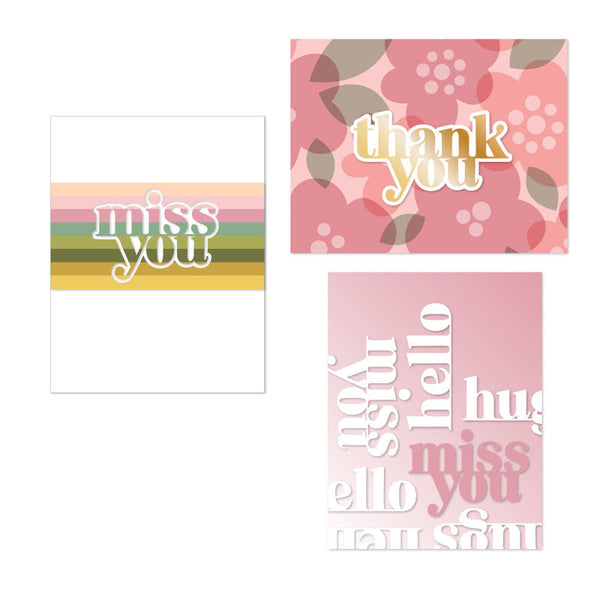 Concord & 9th Dies Big Type Greetings